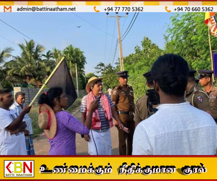 இன்றும் நடைபெற்ற தையிட்டி சட்டவிரோத திஸ்ஸ விகாரைக்கு எதிரான போராட்டம்