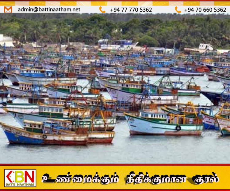 123 இந்திய படகுகள் கடலில் புதைக்கப்படும் என நீரியல்வள அதிகாரி தெரிவிப்பு!