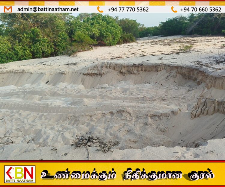 வடமராட்சி கிழக்கில் தொடரும் மணல் கொள்ளை