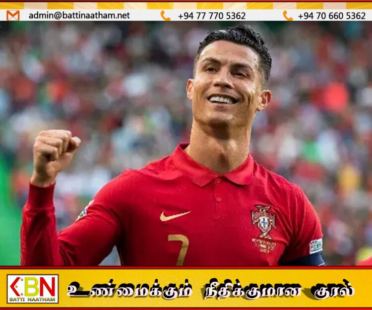 உலகில் அதிக வருமானம் பெறும் விளையாட்டு வீரராக முதல் இடம் பிடித்த கிறிஸ்டியானோ ரொனால்டோ