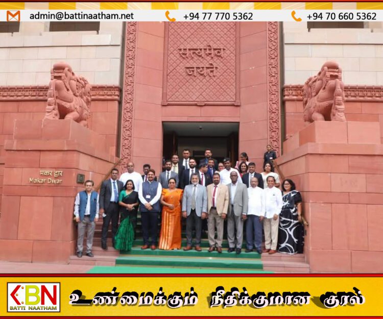 இந்தியா சென்றடைந்த இலங்கை நாடாளுமன்ற குழுவினர் முக்கிய கலந்துரையாடலில்!