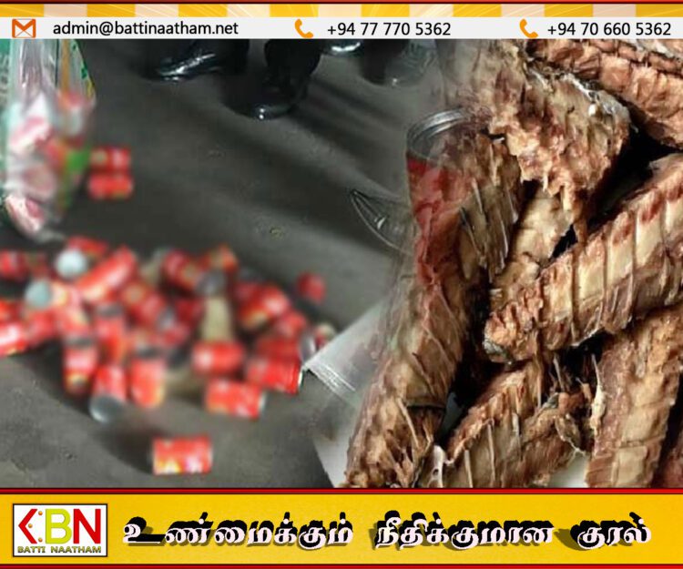 நிறுவனமொன்றின் பெயரில் போலியாக டின்மீன் தயாரித்த நிறுவனம் சுற்றிவளைப்பு