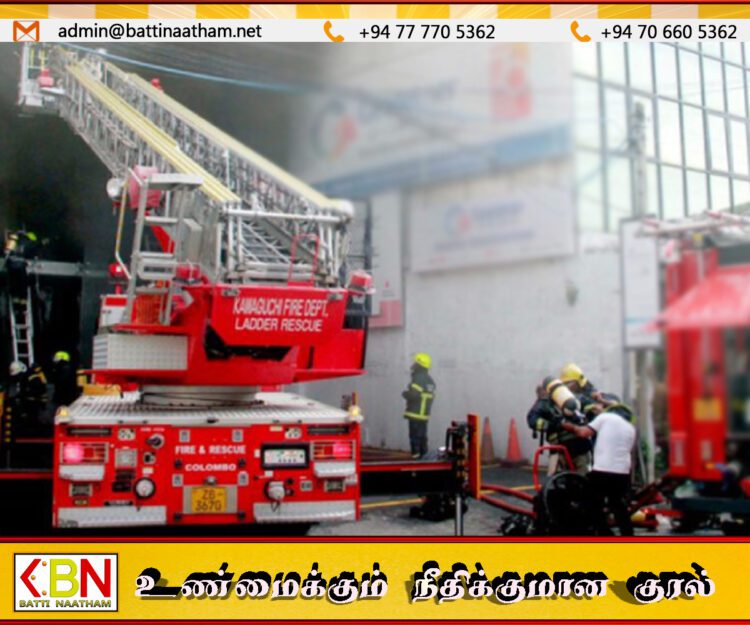 வெலிகம – உடுகாவ பகுதியில் ஆடைத் தொழிற்சாலை திடீர் தீ விபத்து