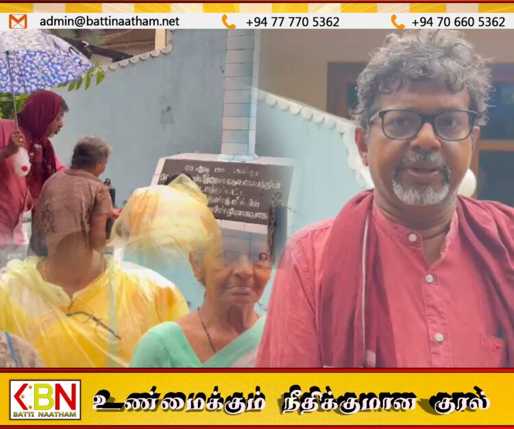 முள்ளிவாய்க்கால் நினைவேந்தலை முன்னிட்டு நவாலி சென் பீற்றர்ஸ் தேவாலயத்தில் நினைவஞ்சலி