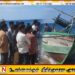 மட்டு காத்தான்குடி கடல் பிரதேசத்தில் கடல் கொந்தளிப்பு காரணமாக கரைக்கு இழுத்து வரப்பட்ட கப்பல்