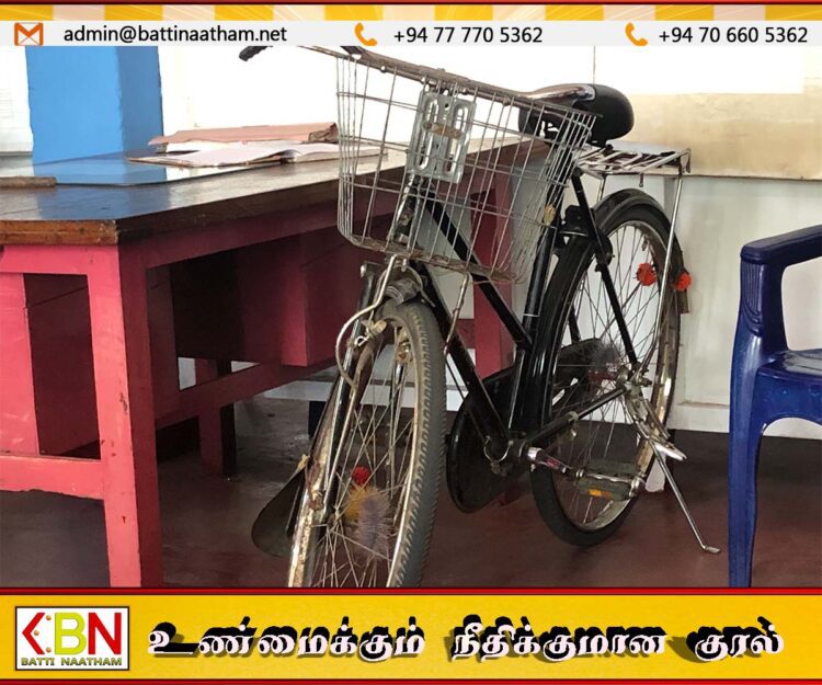 மட்டு நகரில் சைக்கிள் திருடன் கைது; இரண்டு சைக்கிள்கள் மீட்பு