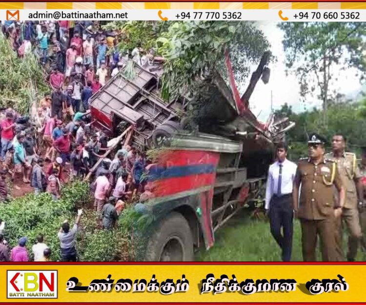 கெரண்டிஎல்ல விபத்தில் மீட்கப்பட்ட பொருட்களை அடையாளத்தை உறுதிப்படுத்தி பெற்றுக்கொள்ளலாம்