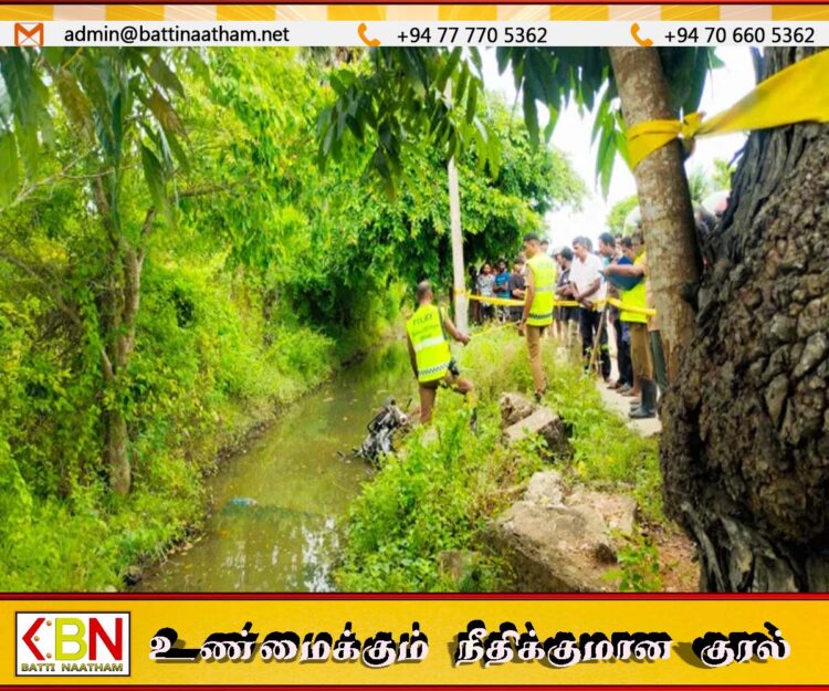 கிளிநொச்சி நீர்ப்பாசன வாய்க்கால் ஒன்றிலிருந்து ஆணொருவரின் சடலம் மீட்பு