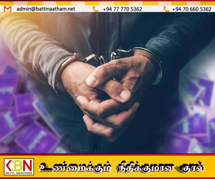 வாழைச்சேனை பொலிஸ் பிரிவில் சட்டவிரோத சிகரெட்டுக்களுடன் ஒருவர் கைது