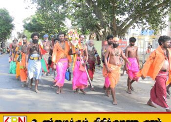 யாழில் இருந்து கதிர்காமத்திற்கு மிக நீண்ட பாத யாத்திரை மேற்கொள்ளும் குழு மாமாங்கம் ஆலயத்தை வந்தடைந்தது