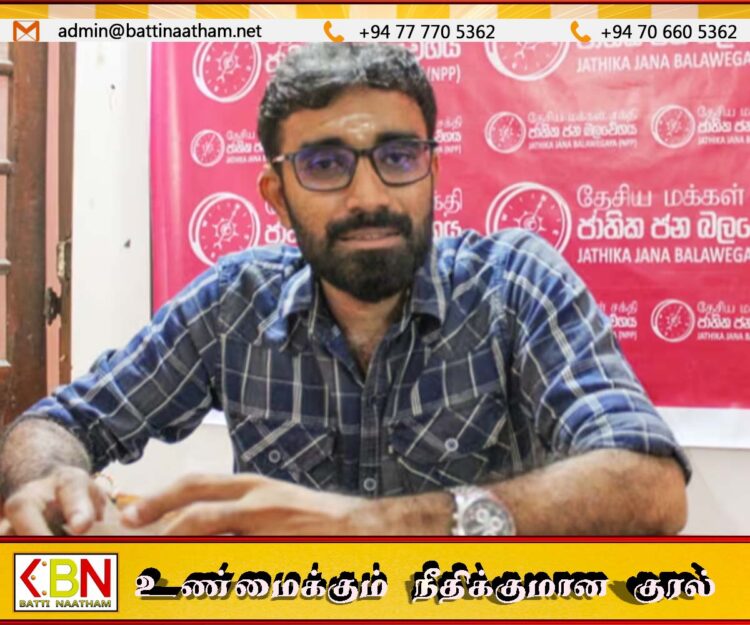 தமிழ் அரசியல்வாதிகள் இனவாதத்தை தூண்டும் விதமாக செயற்படுவதாக NPP எம்.பிஇளங்குமரன் குற்றச்சாட்டு