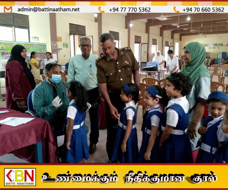 கல்முனை தரம் 6 மாணவர்களுக்கு கருப்பை கழுத்து புற்றுநோய் தடுப்பூசி