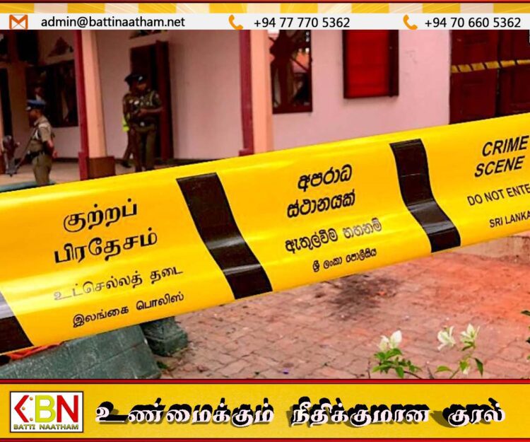 கூரிய ஆயுதத்தால் தாக்கி மனைவியை கொலை செய்த கணவர்