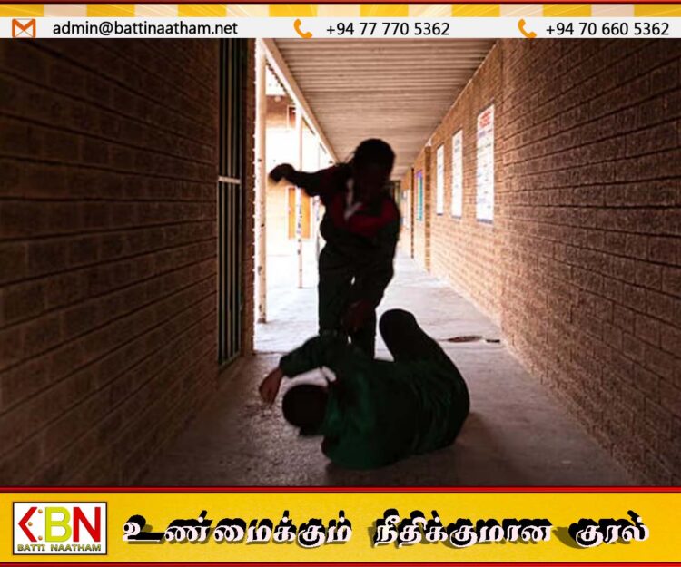 இரு மாணவர்களிடையே கை கலப்பில் முடிந்த காதல் பிரச்சனை; திருமலையில் சம்பவம்