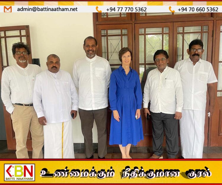 அமெரிக்கா- சுவிஸ் நாடுகளின் தூதுவர்களை கஜேந்திரகுமார் பொன்னம்பலம் தலைமையில் தமிழ் தேசிய பேரவை சந்திப்பு