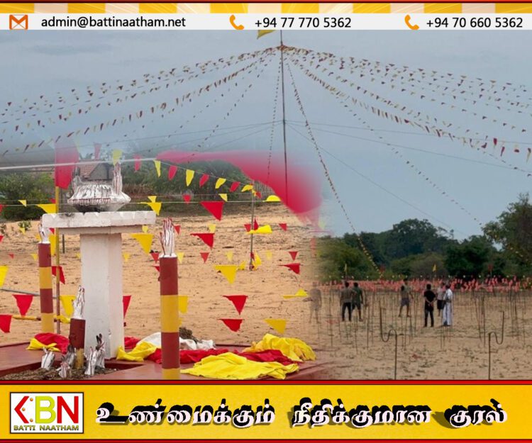 தமிழினப் படுகொலையின் 16ஆம் ஆண்டு நினைவேந்தல் நாளை – தயாராகும் முள்ளிவாய்க்கால் நினைவு முற்றம்