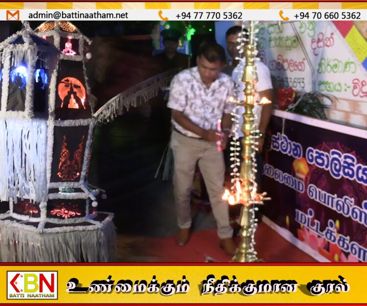 மட்டு நகரில் தேசிய வெசாக் வாரத்தினை முன்னிட்டு பல்வேறு நிகழ்வுகள்