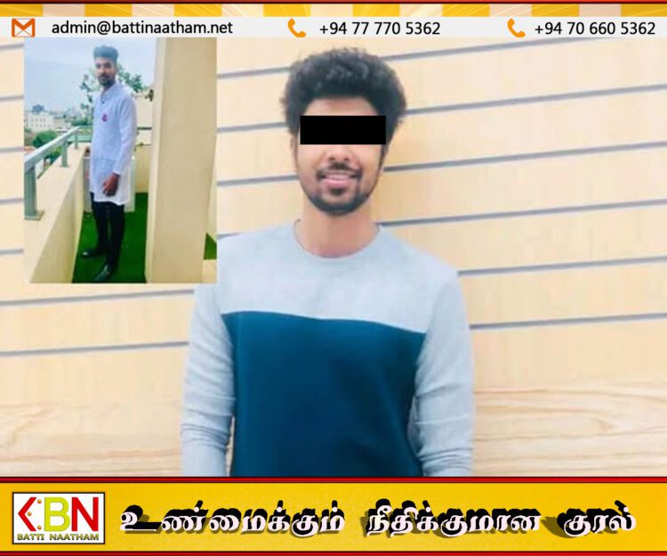 விபத்தில் சிக்கி சிகிச்சை பலனின்றி உயிரிழந்த கோட்டைக்கல்லாற்றைச் சேர்ந்த மருத்துவத்துறை மாணவன்
