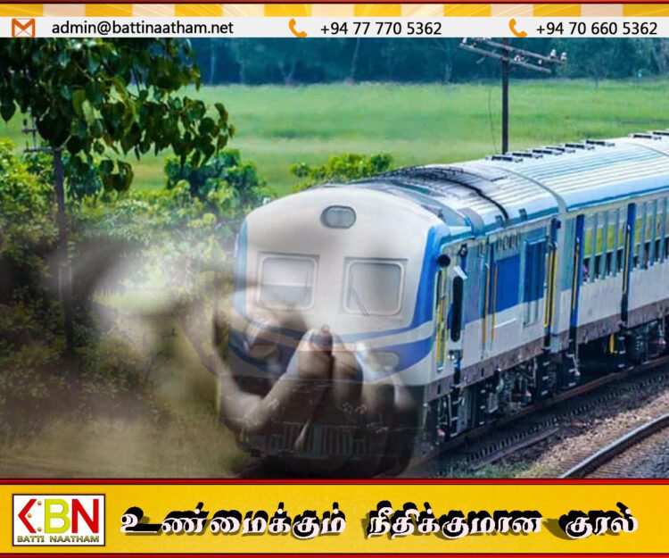கொழும்பு கோட்டையிலிருந்து அளுத்கம நோக்கிச் சென்ற ரயிலில் மோதியதில் தம்பதியினர் உயிரிழப்பு