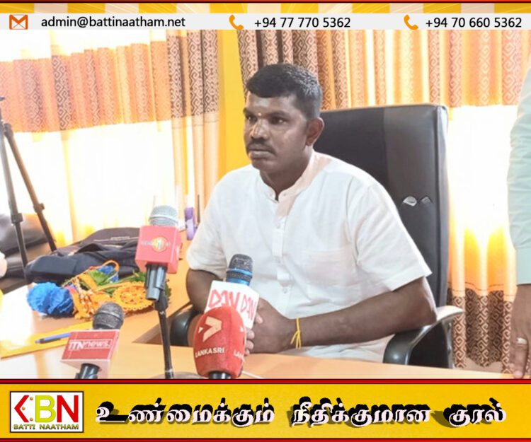 மூதூர் பிரதேச சபை தவிசாளராக இலங்கை தமிழரசுக் கட்சியின் உறுப்பினர் பிரகலாதன் தெரிவு