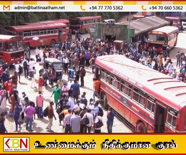 ஹட்டன் பேருந்து நிலையத்திலிருந்து பயணிக்கும் 34 பேருந்துகளுக்கு தடை