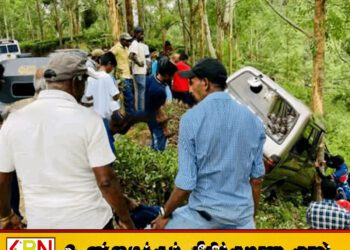 பாடசாலை மாணவர்களை ஏற்றிச் சென்ற வேன் விபத்து; மூவர் வைத்தியசாலையில்