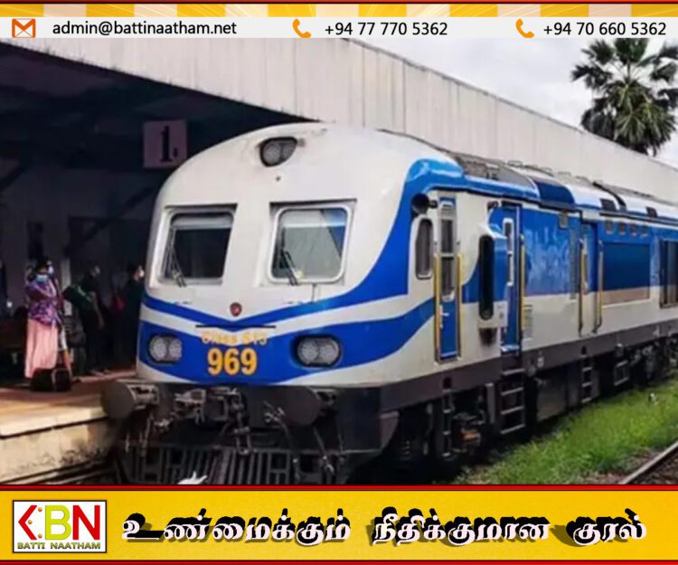 மீண்டும் தினசரி இயங்கவுள்ள கொழும்பு கோட்டை – காங்கேசன்துறை அதிவேக ரயில் சேவை