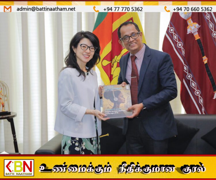 ஐக்கிய நாடுகள் அபிவிருத்தித் திட்டத்தின் பிரதிநிதியை சந்தித்த சபாநாயகர்