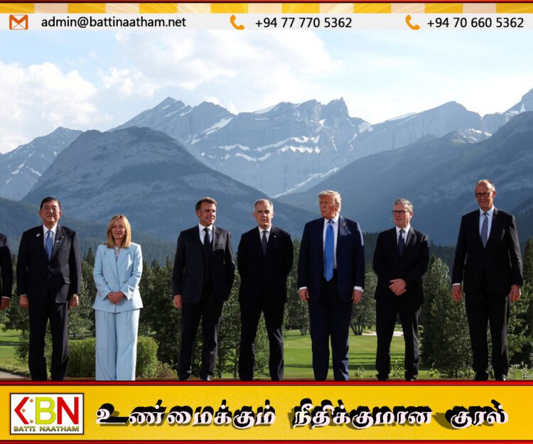 ஜி -7 தலைவர்கள் இஸ்ரேலுக்கு ஒருங்கிணைந்த ஆதரவை வழங்குவோம் என உறுதி