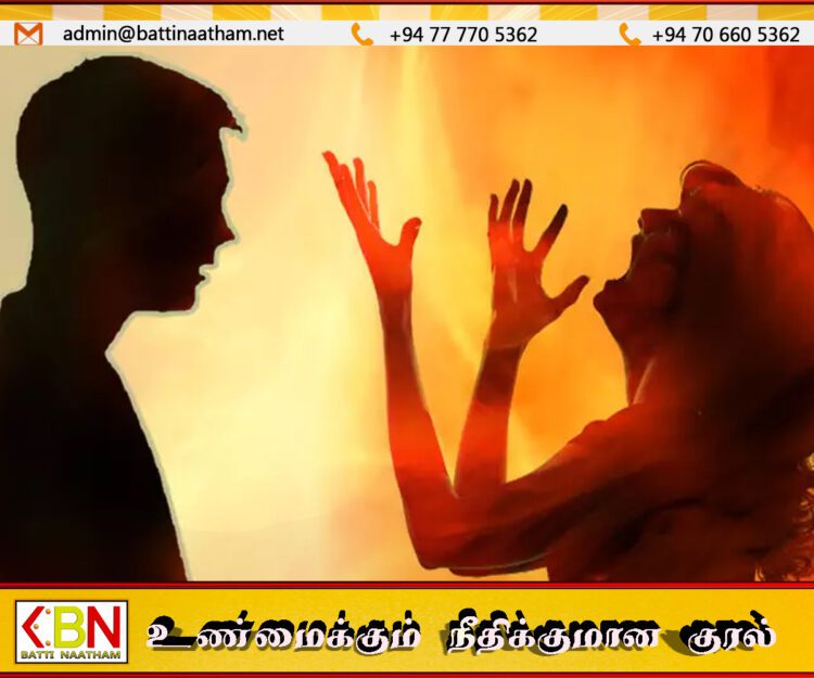 சந்தேகத்தால் மனைவியை தீ வைத்து எரித்த கணவன்