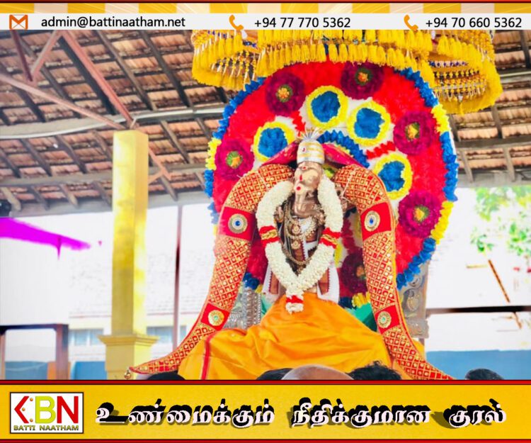 வாழைச்சேனையில் பழமை வாய்ந்த ஆலயமான கைலாயப்பிள்ளையார் தேவஸ்தான மஹோற்சவப் பெருவிழா