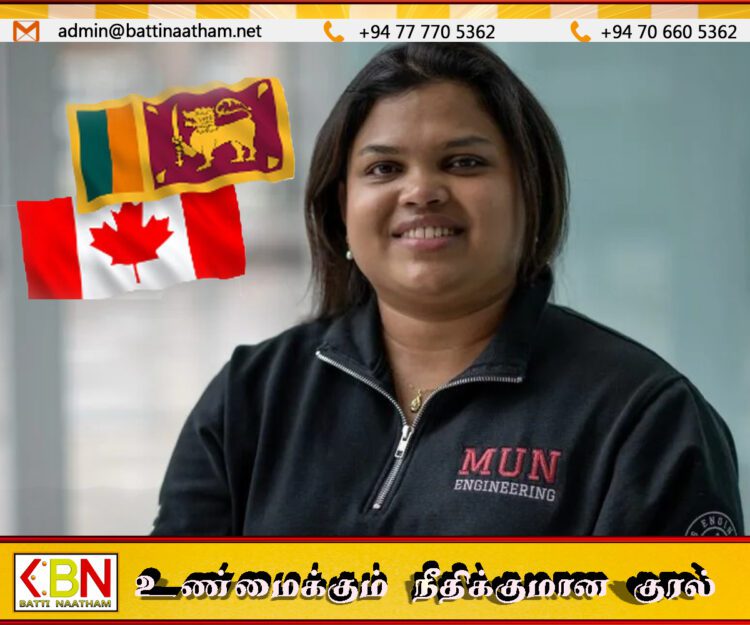 கனடாவில் ஜோன்ஸ் பல்கலைக்கழகத்தில் பொறியியல் பட்டம் பெற்ற முதல் இலங்கை பெண்