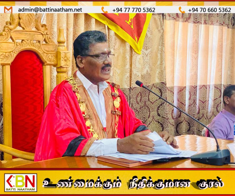 மட்டக்களப்பு மாநகரசபையின் 08 வது சபையின் இரண்டாவது பொதுக் கூட்டம்