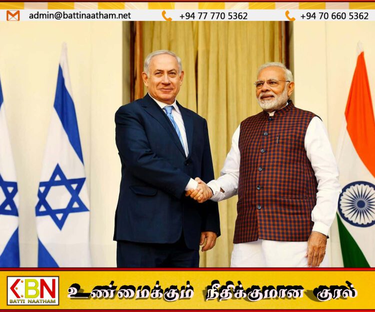 இந்தியப் பிரதமர் நரேந்திர மோடிக்கு இஸ்ரேல் பிரதமர் தொலைபேசி அழைப்பு