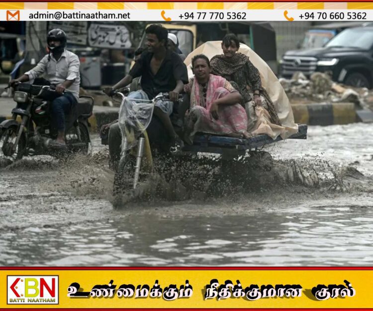 பாகிஸ்தானில் பெய்த கனமழை காரணமாக இதுவரை 45 பேர் உயிரிழப்பு