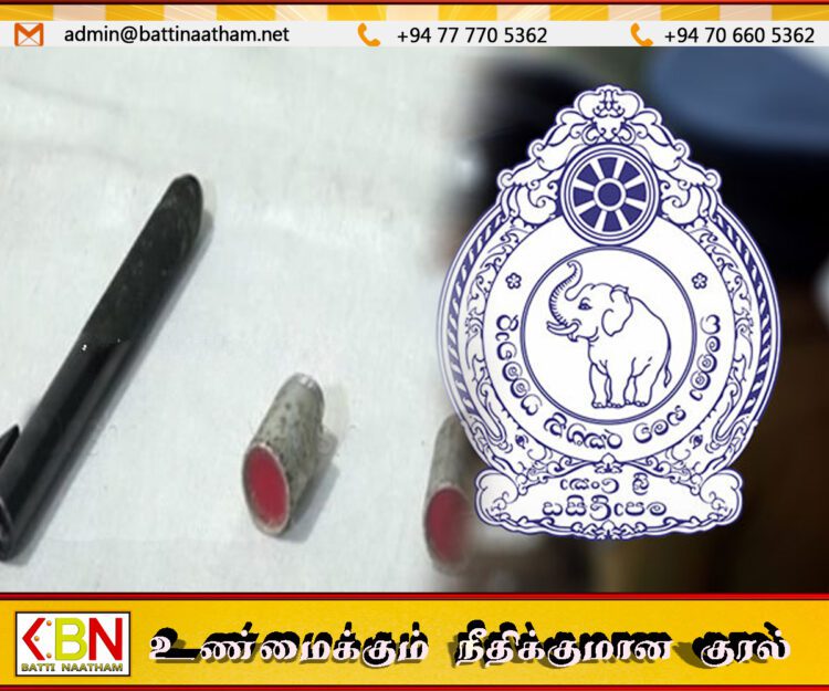 பேனா வடிவில் தயாரிக்கப்பட்ட துப்பாக்கியுடன்  ஒருவர் கைது