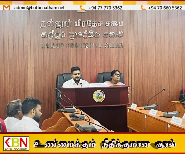 நல்லூர் பிரதேச சபையின் தவிசாளராக ப.மயூரன் மற்றும் உப தவிசாளராக இ.ஜெயகரன் தெரிவு