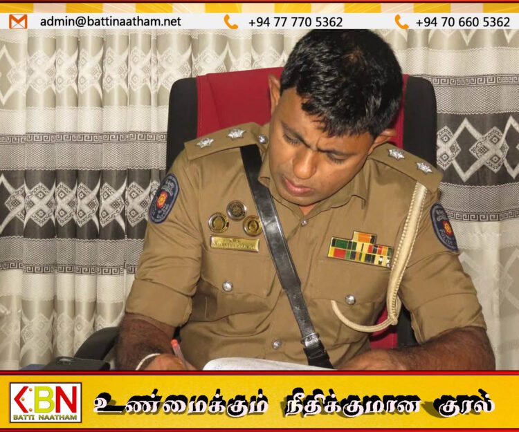 நிந்தவூர் பொலிஸ் நிலைய பொறுப்பதிகாரியாக ஏ.டபிள்யு.எஸ். நிசாந்த வெதகே கடமையேற்பு