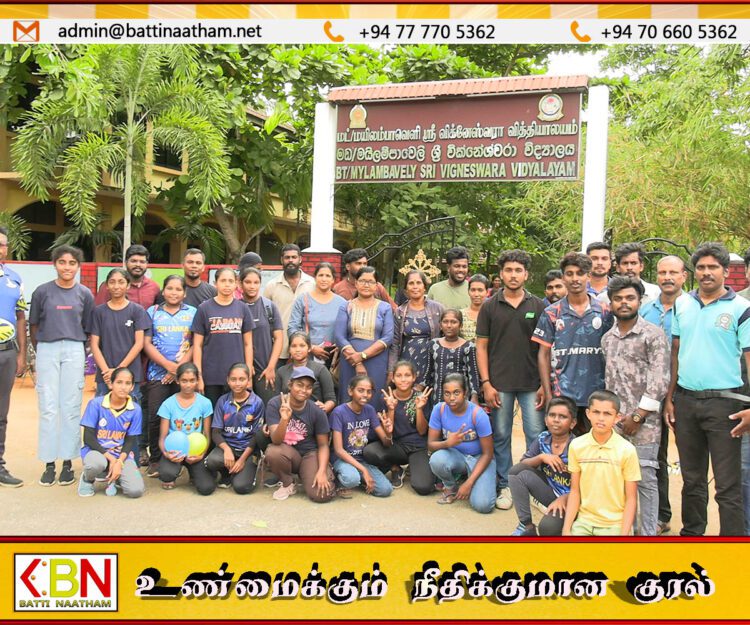 மட்டு மயிலம்பாவெளி விக்னேஸ்வரா வித்தியாலய ஏற்பாட்டில் தற்கொலைகள் தொடர்பிலான விழிப்புணர்வு சைக்கிள் பவனி