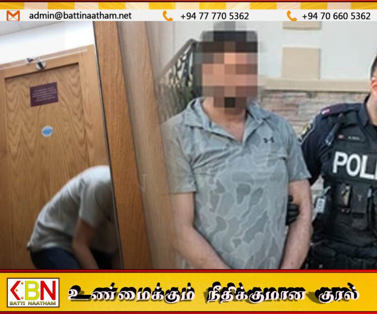 கனடாவில் பெண்கள் உடை மாற்றும் அறைக்குள் கையடக்க தொலைபேசி வைத்த குற்றச்சாட்டில் தமிழ் இளைஞன் கைது