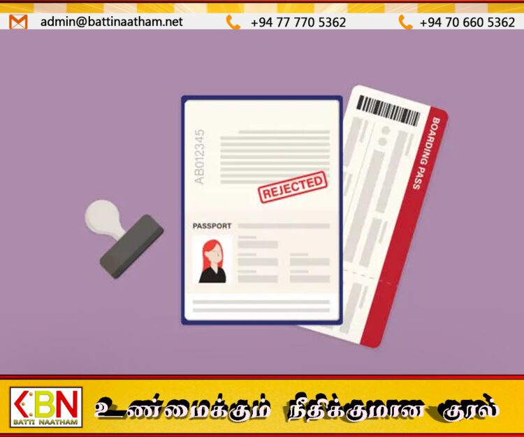 சுற்றுலா விசாக்களை நிராகரிக்குமாறு அமெரிக்க தூதரகம் அறிவிப்பு
