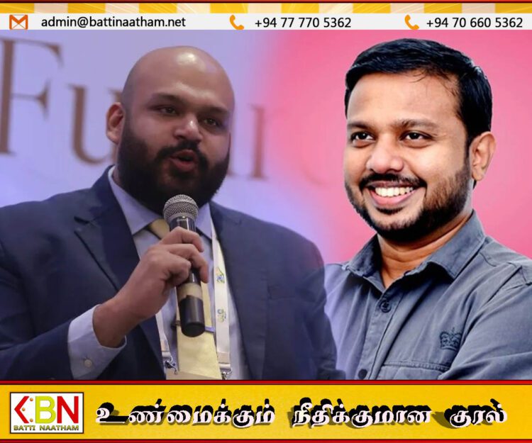 மட்டக்களப்பில் 12 சபைகளையும் தோற்ற நீங்கள் மிச்சம் இருக்கின்றவற்றையும் தோற்பீர்கள்; அருண் ஹேமச்சந்திராவை பார்த்து கூறிய சாணக்கியன்