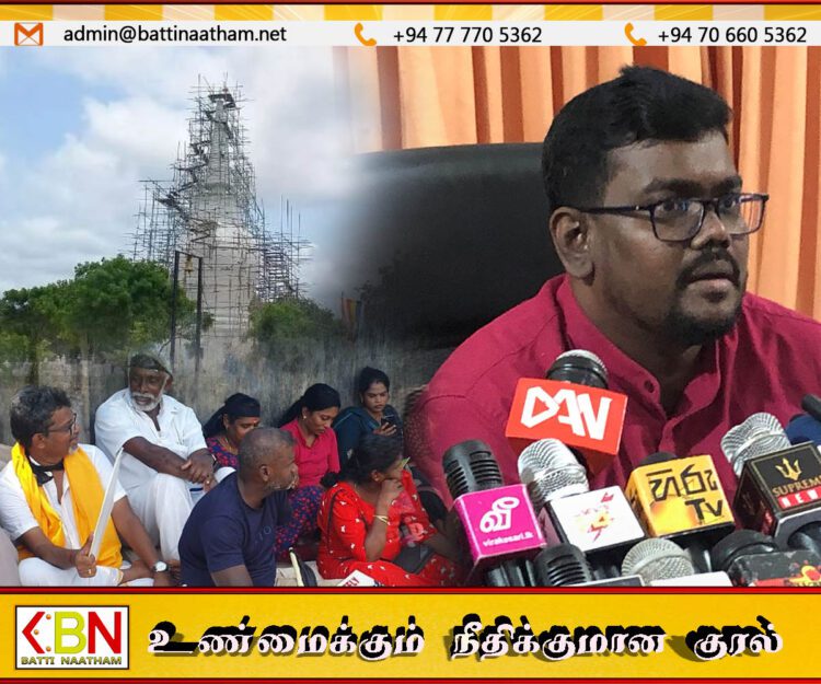 போயா தினம் வந்தால் தான் சில தமிழ் அரசியல் வாதிகளுக்கு தையிட்டி விகாரையின் ஞாபகம் வருகிறது; கந்தசாமி பிரபு எம்.பி