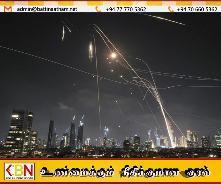 இஸ்ரேல் மீதான ஈரானின் தாக்குதலில் இலங்கை பெண் காயம்
