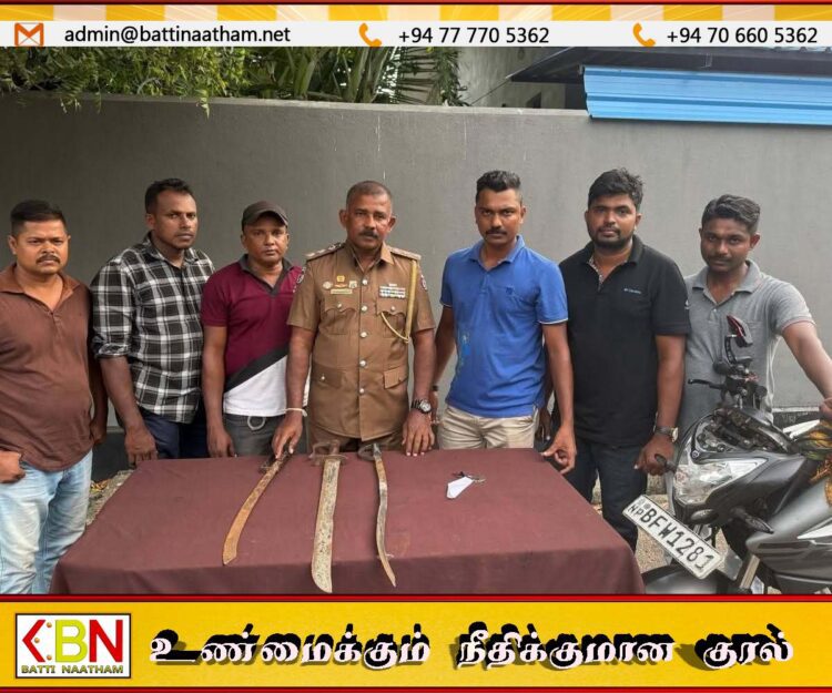 யாழில் வாள் வெட்டு வன்முறை கும்பல் கைது
