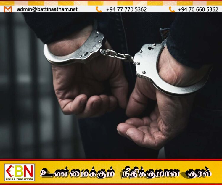 நிந்தவூரில் போதைப்பொருட்களை விற்பனை செய்த மூவர் கைது