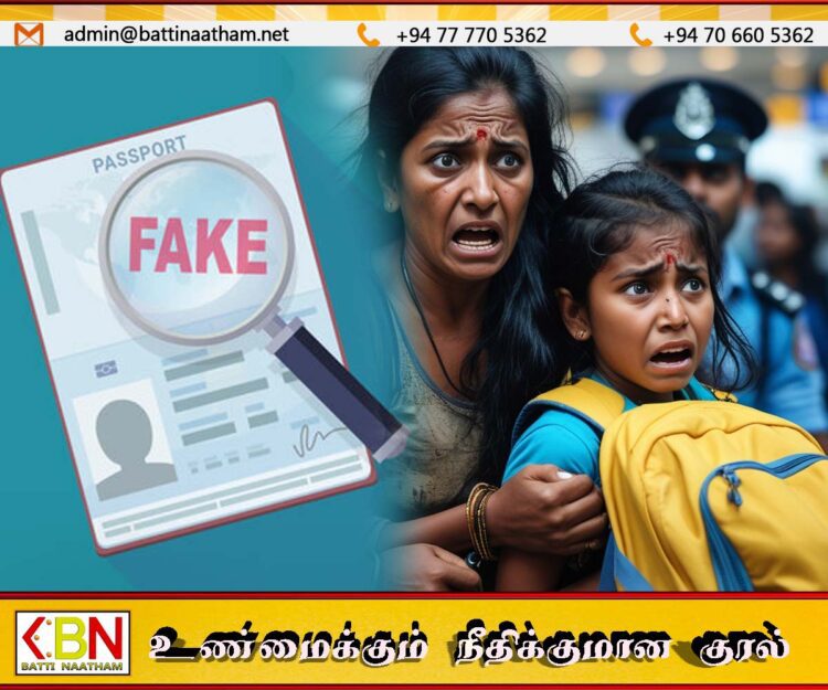 இந்தியாவில் இலங்கையைச் சேர்ந்த தாயும் மகளும் கைது