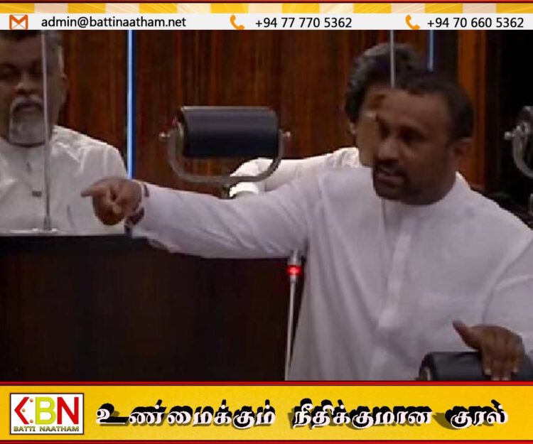 சபாநாயகரை சர்வாதிகாரி என சபையில் திட்டிய ஐக்கிய மக்கள் சக்தி எம்.பி