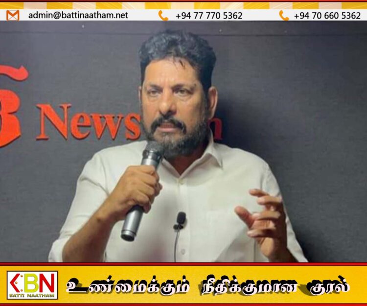 ஈரானும் இஸ்ரேலும் முள்ளிவாய்க்கால் படுகொலைக்கு அரச பயங்கரவாதத்துடன் உறுதுணையாக இருந்தன; கோடீஸ்வரன் எம்.பி