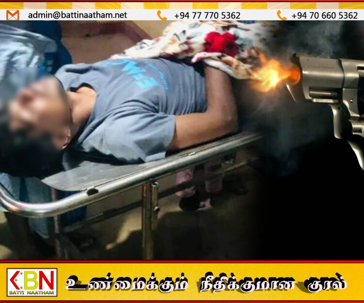 திருகோணமலையில் மீனவர் மீது கடற்படையினர் துப்பாக்கிச்சூடு